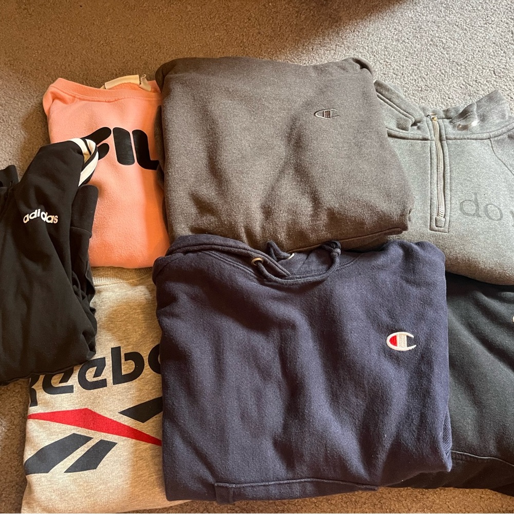 athletic sweat shirt bundle